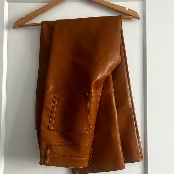 aritzia melina pant - cognac - Picture 3 of 3